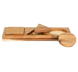 Encaje formas madera natural