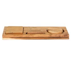 Encaje formas madera natural