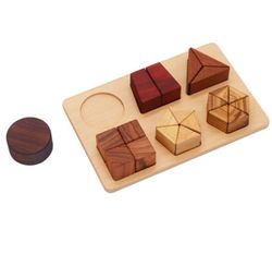 Encaje las figuras geométricas las porciones 3D los tonos