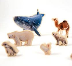 Encaje puzzle Animales los tamaños