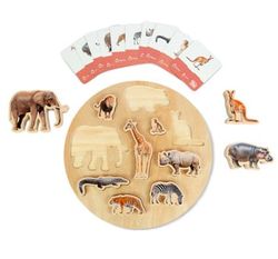 Encaje puzzle Animales salvajes