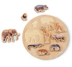 Encaje puzzle Animales salvajes