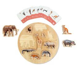 Encaje puzzle Animales salvajes