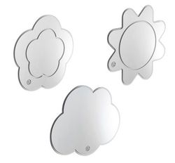 Espejos decorativos nube, sol y flor