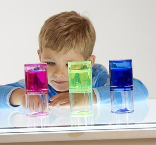 Espirales sensoriales con liquido