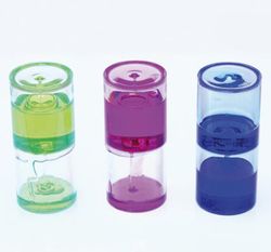 Espirales sensoriales con liquido