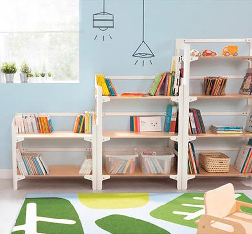 Mueble de almacenaje mix gran escalera