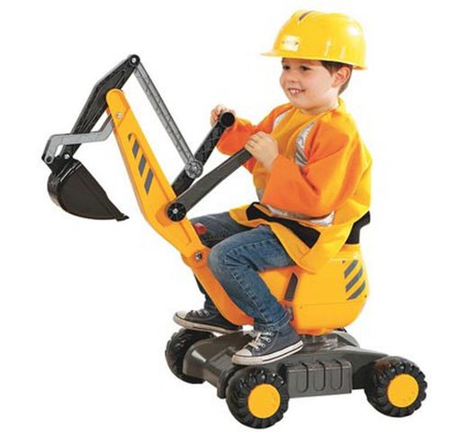 Excavadora infantil gigante