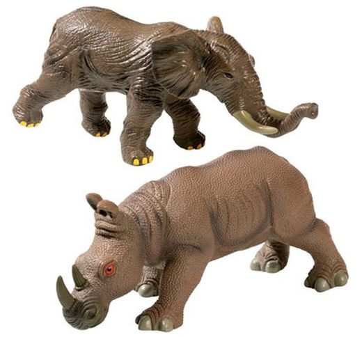 Figuras gigantes animales de la sabana