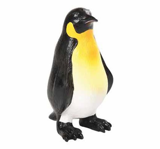 Figurita grande flexible pingüino