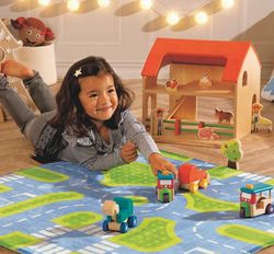 Figuritas de madera la granja