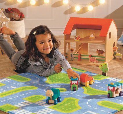 Figuritas de madera la granja