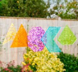 Formas de brillo purpurina colorines