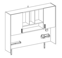 Frontal de escritorio White