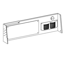 Frontal Escritorio White Duo mediano