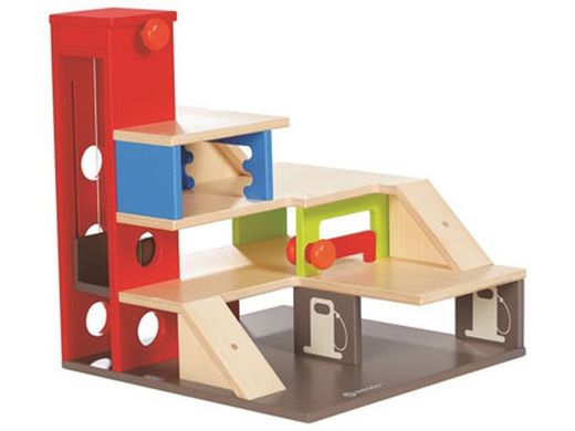 Garaje de madera infantil