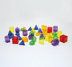 Geometria de colores translúcida