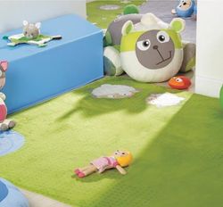 Gran alfombra pluma ovejas