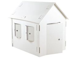 Gran casa de cartón para decorar