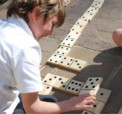 Gran Domino de madera