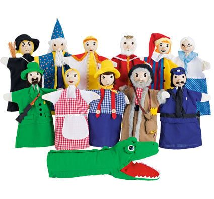 Gran surtido de marionetas 12 personajes creamos historias