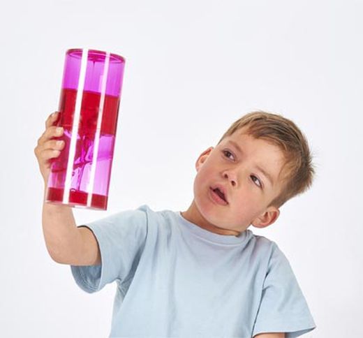 Gran tubo con liquido sensorial