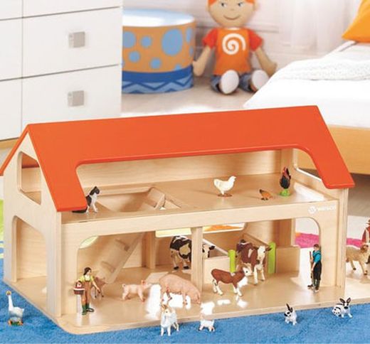 Granja de madera infantil