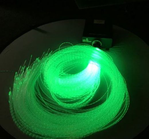 Iluminador fibra óptica 200 fibras