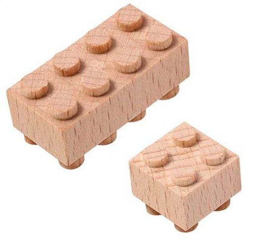 Juego de construcción de madera de 150 piezas  Fab Brix