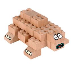 Juego de construcción de madera de 250 piezas  Fab Brix