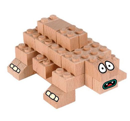 Juego de construcción de madera de 250 piezas  Fab Brix