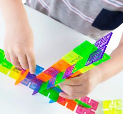 Juego de construcción interlox cuadrados