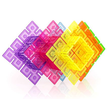 Juego de construcción interlox cuadrados