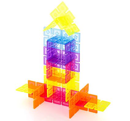 Juego de construcción interlox cuadrados