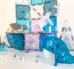 Juego de construcción magnética infantil el ártico