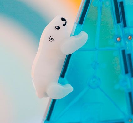 Juego de construcción magnética infantil el ártico