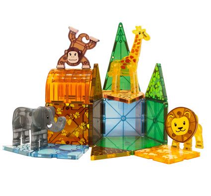 Juego de construcción magnética el safari