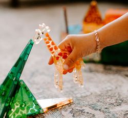 Juego de construcción magnética el safari