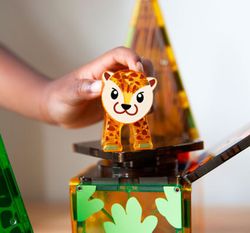 Juego de construcción magnética la jungla