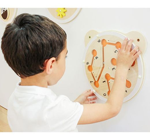 Juego de pared el oso las bolas deslizantes