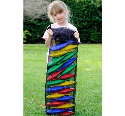 Juego de pesca infantil de exterior los peces