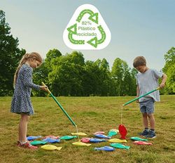 Juego de pesca infantil de exterior los peces