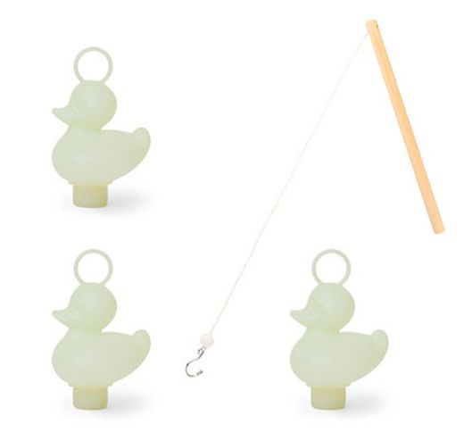 Juego de pesca los patitos brillantes UV