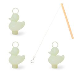 Juego de pesca los patitos brillantes UV