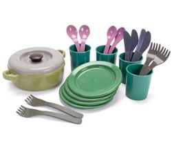 Juego de vajilla 4 comensales Eco serie Green Bean