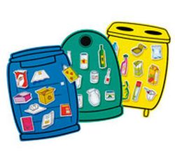 Kit de material de reciclaje de deshechos