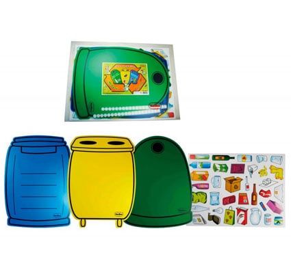 Kit de material de reciclaje de deshechos