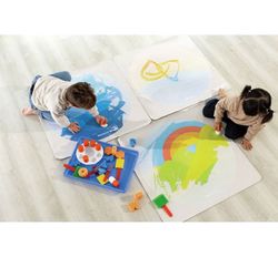 Kit de 3 tapices aquakid con 6 pinceles