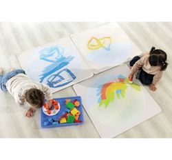 Kit de 3 tapices aquakid con 6 pinceles