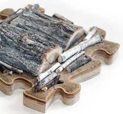 Kit mediano losetas sensoriales de suelo arcoíris